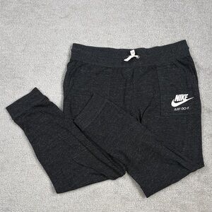 Nike Black Charcoal Sweatpants Womens Large Joggers